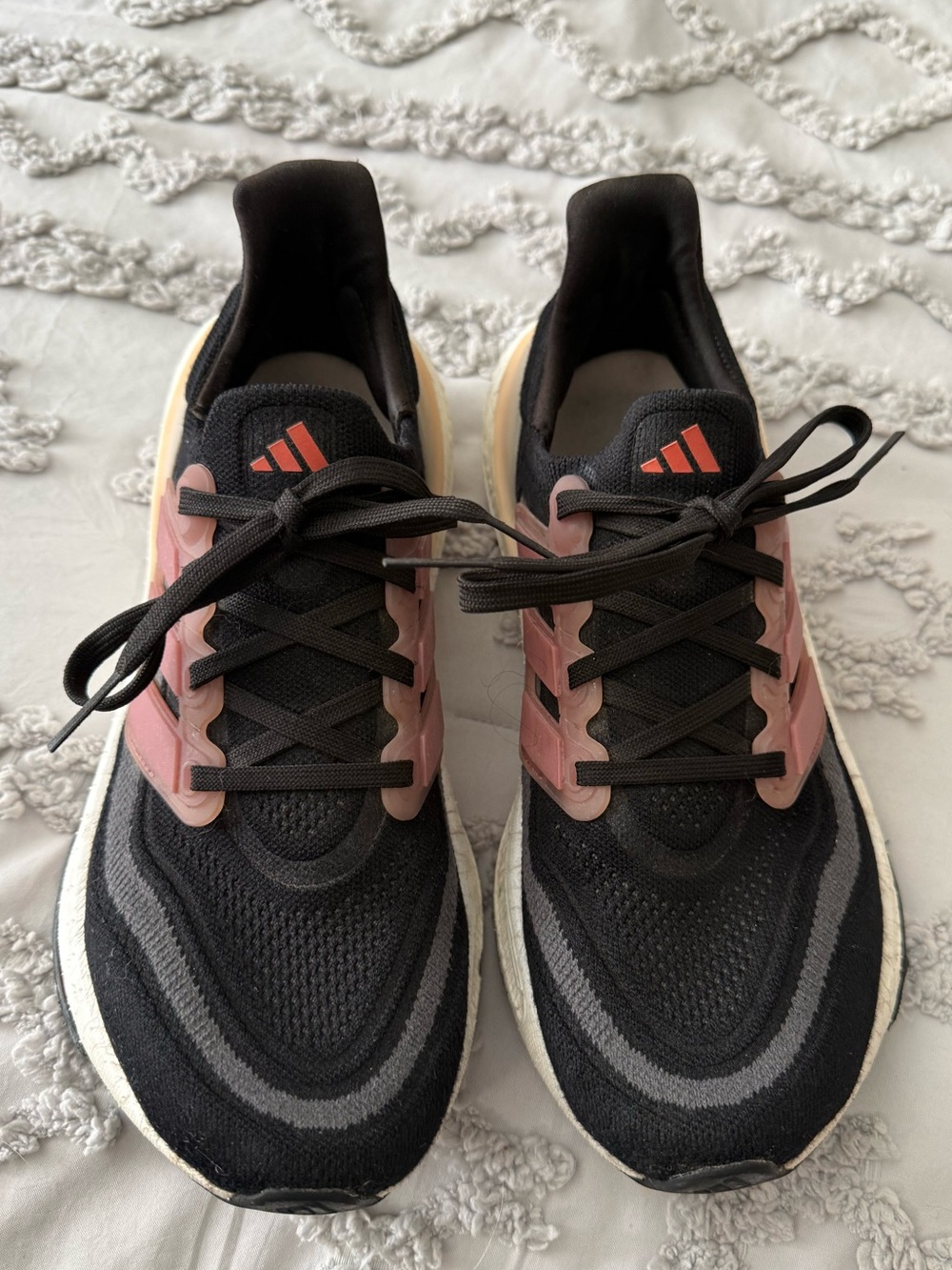 Adidas Women’s ultra boost Black and Pink Running Sneakers size 8.5